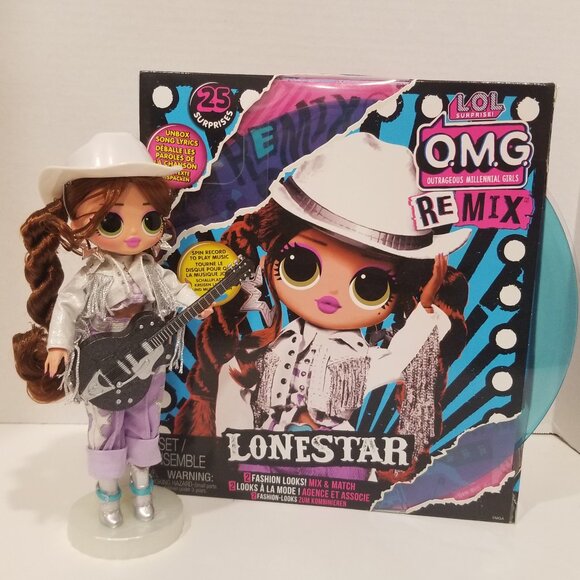 L.O.L. Surprise! O.M.G. Remix Lonestar Doll & Accessories, EUC - Picture 12 of 13